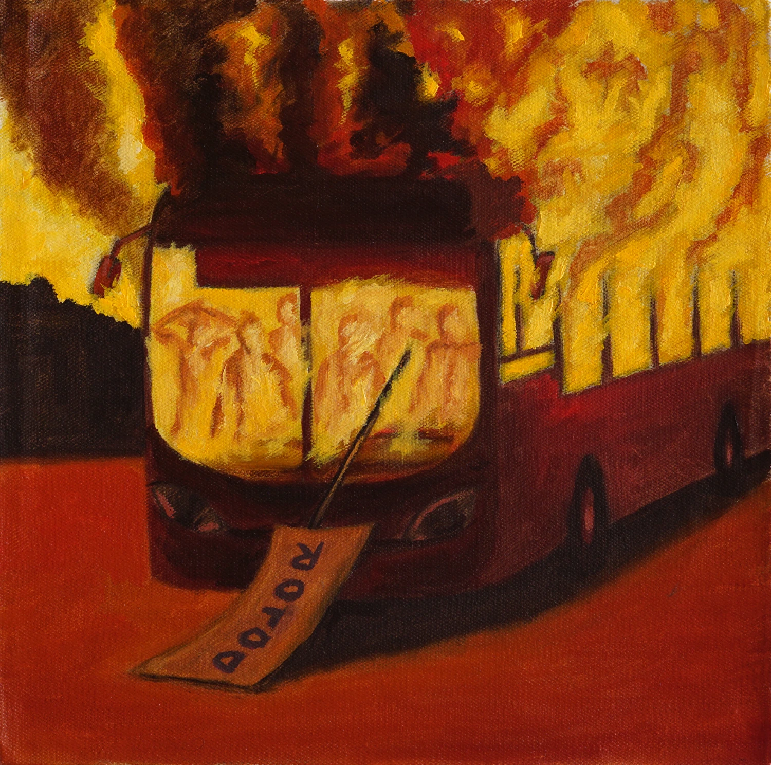 Bus on Fire